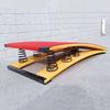 Heavy Vault Springboard with 6 Spring, Sports Equipment for Junior Gymnasts, Portable Curved Springboard view 1