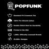 Popfunk Us Navy Logo Unisex Adult T Shirt (Small) Navy view 3