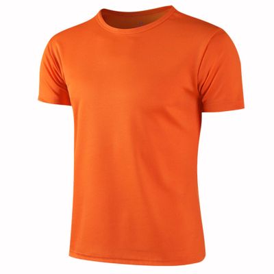 Freebily Kids Boys Athletic Sports Tee Dry-Fit Workout Active T-Shirt Activewear UPF 50+ UV Sun Protection Rash Guard Orange 4-5 Years