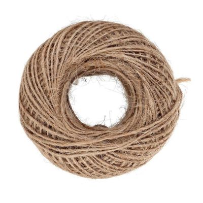Angoily Natural Cord Twine 100m Jute String for Macrame Art Projects Home Party Wedding Decor