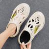 WURMIUHD Men's Summer Anti Slip Breathable Beach Water Shoes, Easy to Care Swimming Pool Sports Shoes Sandals, Bathroom Anti Slip Shower Shoes Black, 10 Wide view 4