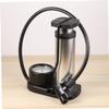 GANAZONO Bike Floor Pump Mini Portable Foot Pump Gauge High-Pressure Inflator for Universal Use (USA French Valves) Random view 4