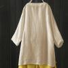 linen oversized button down shirt women popover shirt women linen bikini shirt cover up sheer white button up shirt women 70 year old t shirt oversized white button up womens flowy long sleeve tops view 2