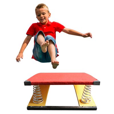 SAeWare Junior for/Kids, Heavy Duty Wood Springboard, Beginner Children's Springboards, Home School Sport Equipment (Red)