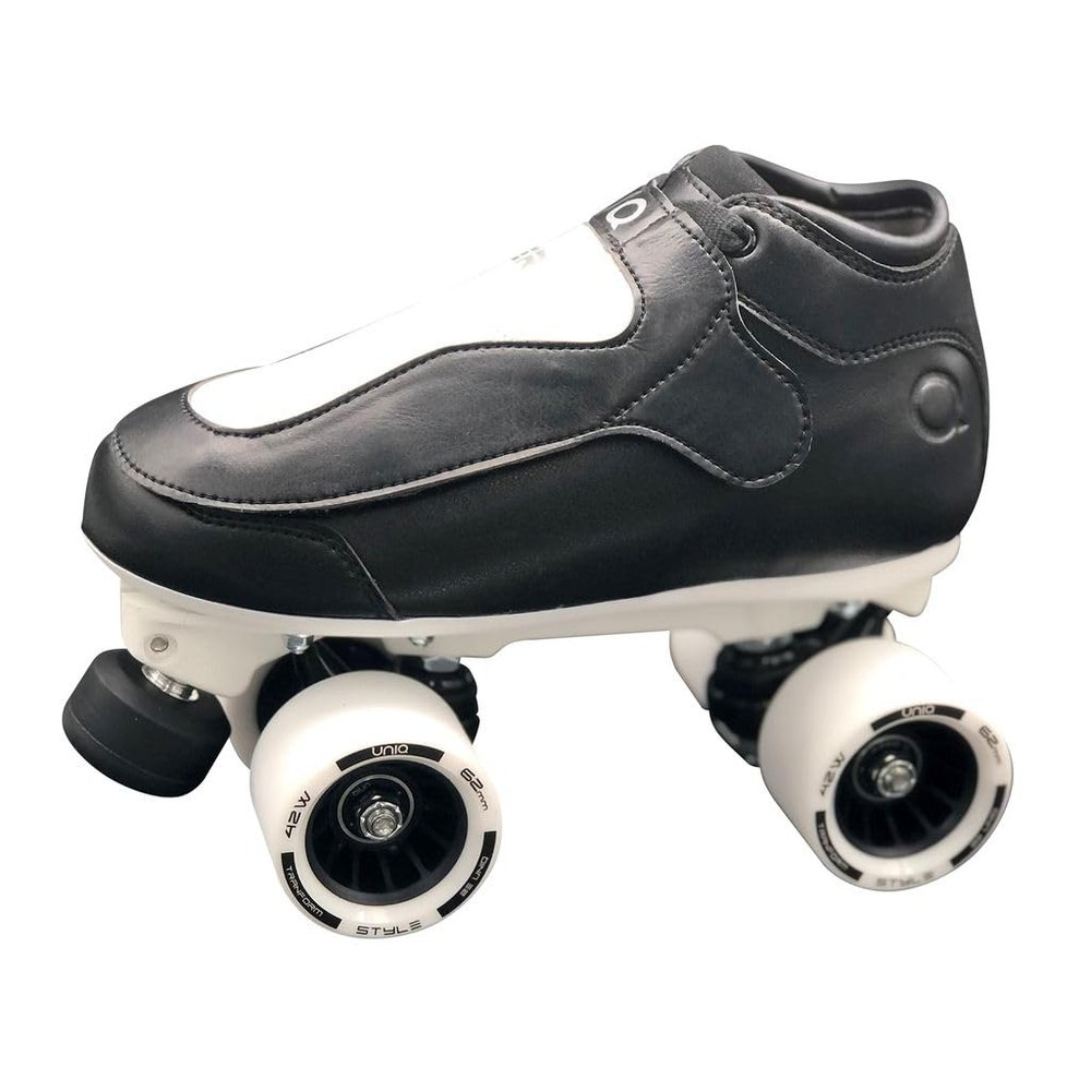Uniq Era Quad Speed Jam Roller Skates - Black White Size 5