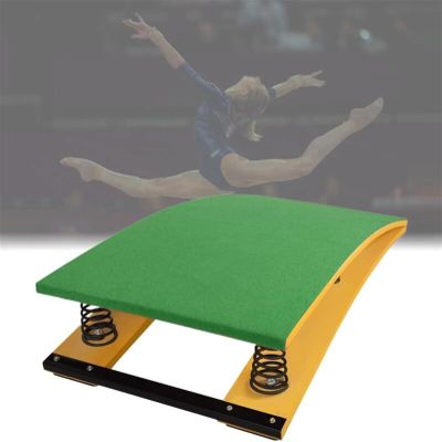 120 * 60Cm Curved Springboard Portable Curved Gymnastic Springboard with Crash Protection Mats, for Adult Teen Or Child Arts Springboard