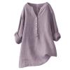 Women White Linen Shirt Womens Linen Tunic Swimsuit Cover up Shirt Button Down Shirts for Women Light Pink Button up Shirt Women Long Sleeve Button Shirts for Women Organic Cotton Tops for Women