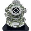 NineFit Basics Scuba Diving Helmet | US Navy Mark V Divers Helmet | Deep Diving Helmet | White Green Antique Marine Diving Helmet Best Gift for him Gift for Aniversary Gift for All Occasion view 1