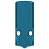 NDZ Performance MOS Optic Cover Plate for Glock 43X & 48  Blue Anodized Aluminum, Veritas Aequitas Saints  Made in USA view 3