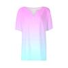 SHAOBGE A Mazon Com, Summer Tops for Women 2024 Trendy Short Sleeve Dressy Casual Blouses Womans Tops Button V Neck Boho T-Shirts Plus Size Graphic Tees Easter Shirts view 2