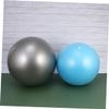SUPVOX 2pcs Thickened Burst Yoga Ball Mini Balancing Fitness Balls Random Silver Sky Blue for Home Workouts and Gym Use view 2