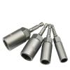 ANIUBI 6mm-19mm 1/4'' Pneumatic Socket Sets Deep Hexagon Electric Drill Sleeve Socket Head for Electric Screwdriver Wrench Hand Tools (Color : 19mm) view 1