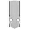 NDZ Performance MOS Optic Cover Plate for Glock 43X & 48  Silver Anodized Aluminum, Grim Reaper 2  Made in USA view 3