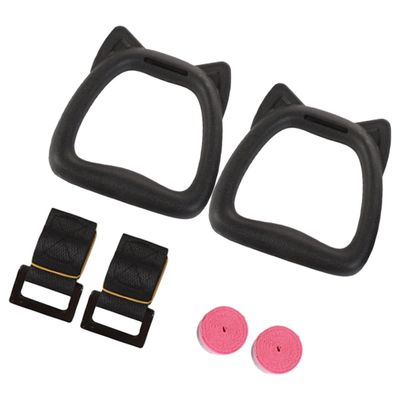 GANAZONO 1set Gymnastics Straps for Indoor Exercise Bodybuilding Circles for Boys and Girls and Adults for Pull- and Strength Building Straps Included