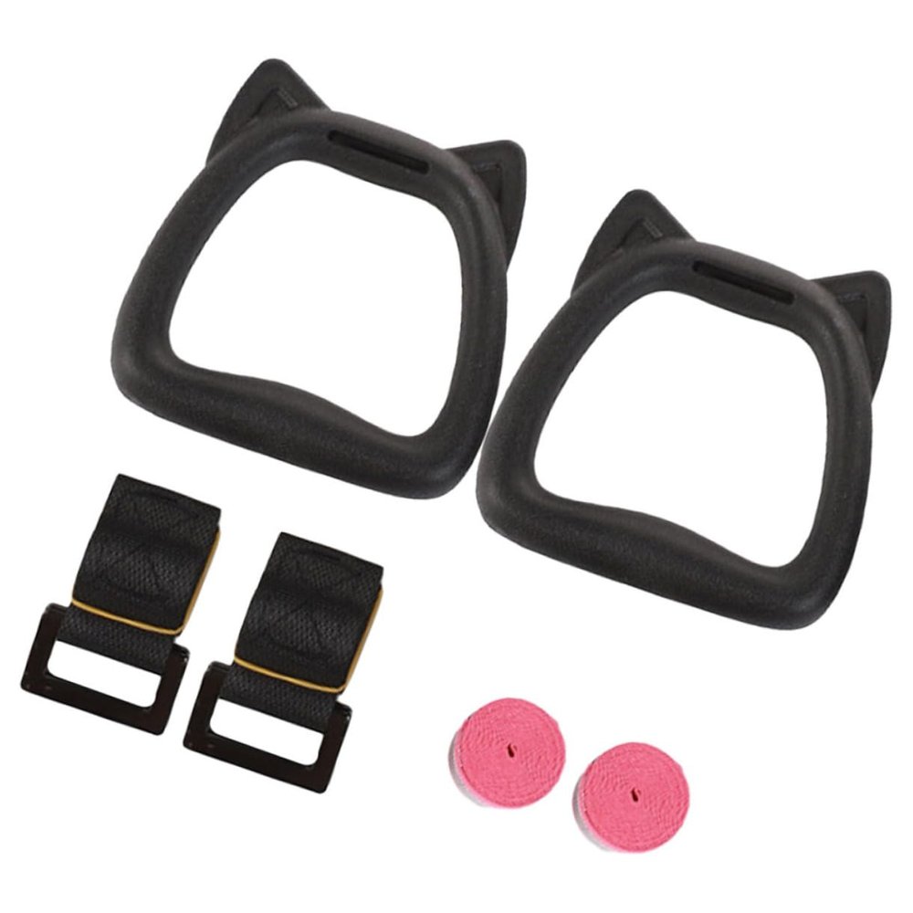 GANAZONO 1set Gymnastics Straps for Indoor Exercise Bodybuilding Circles for Boys and Girls and Adults for Pull- and Strength Building Straps Included