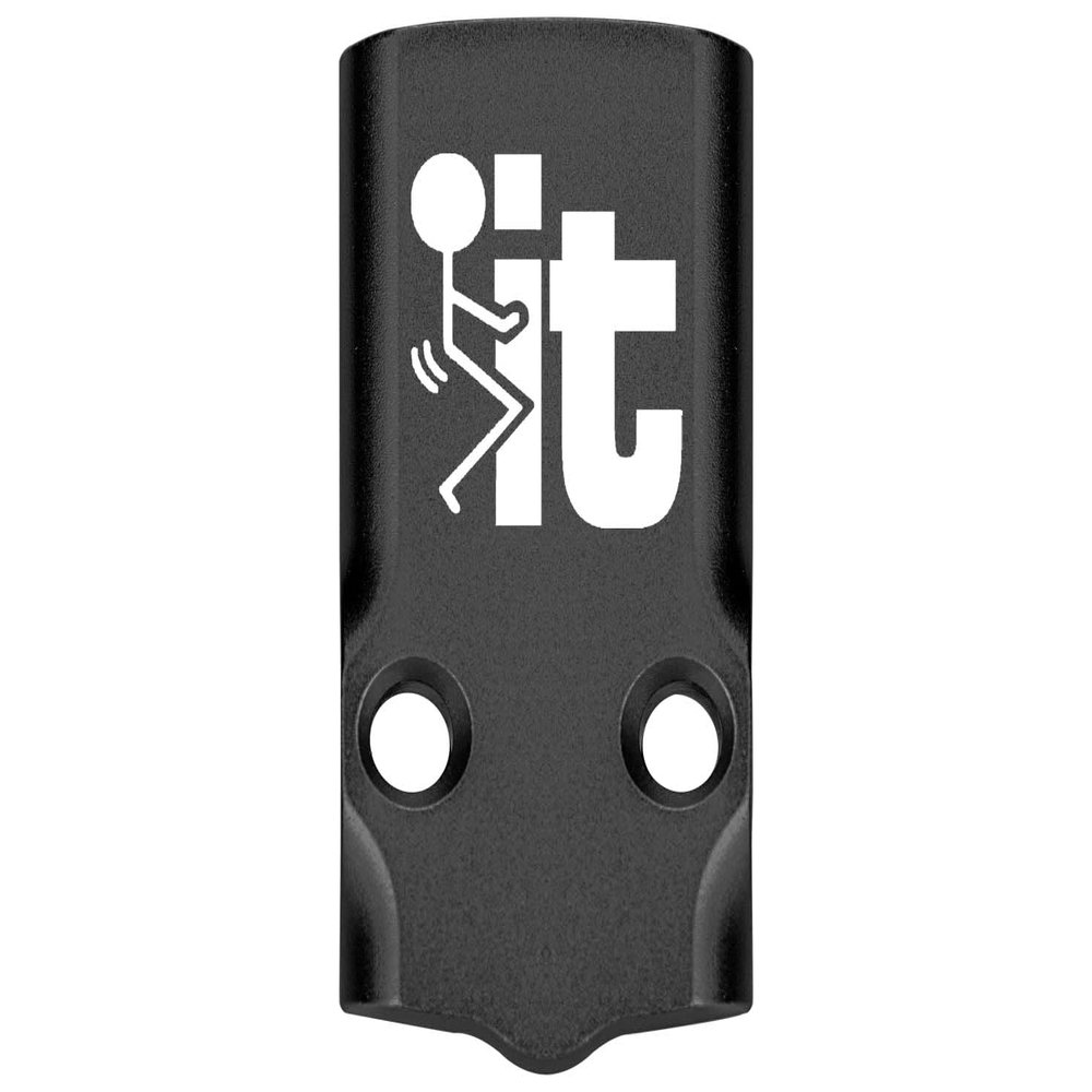 NDZ Performance MOS Optic Cover Plate for Glock 43X & 48  Black Anodized Aluminum, F It Stickman  Made in USA