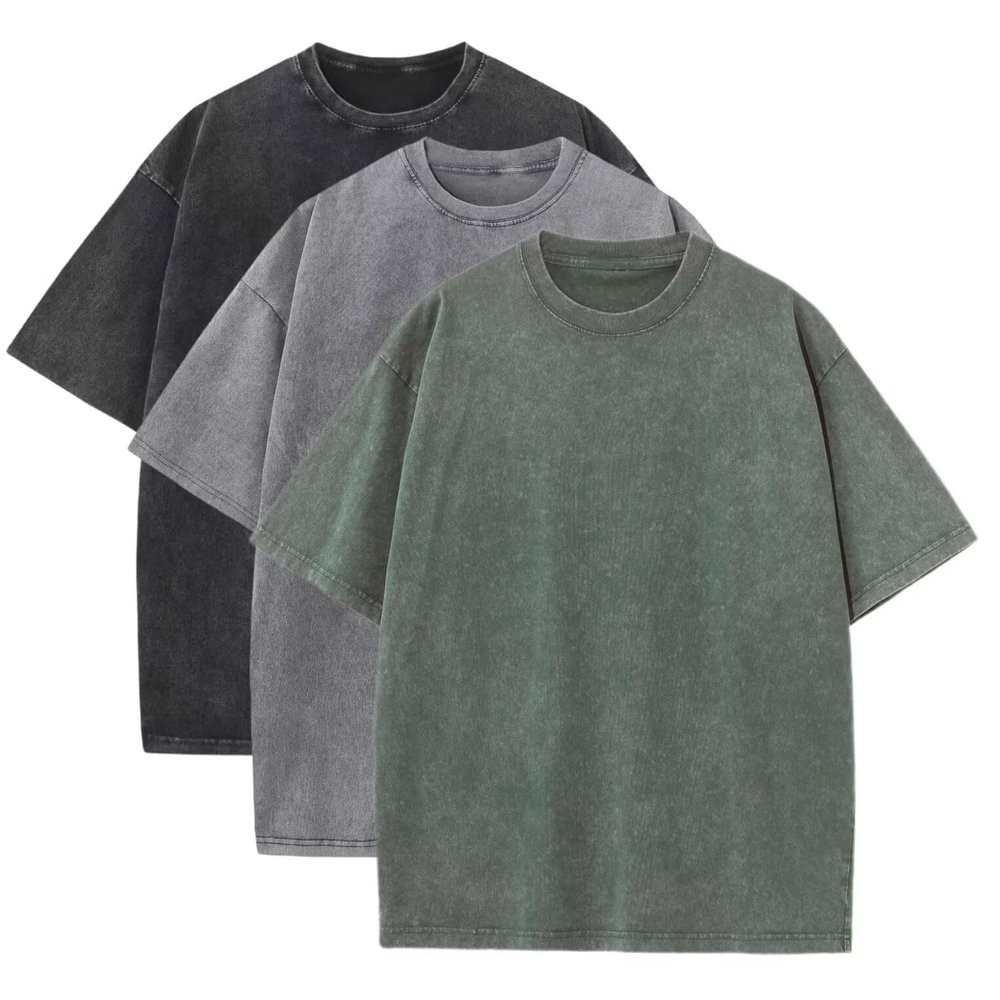 3 Pcs Womens Oversized Vintage T Shirts Loose Fit Tee Shirts Casual Baggy Cotton Tshirts Tops