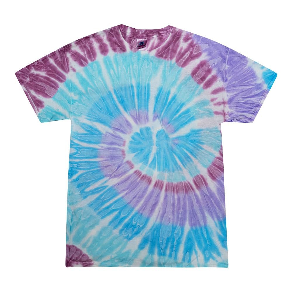 Colortone 100% Cotton Pigment Tie Dye T-Shirt for Kids, Size: 2-4 (X Small), Jamberry