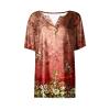 SHAOBGE A Mazon Com, Summer Tops for Women 2024 Trendy Short Sleeve Dressy Casual Blouses Womans Tops Button V Neck Boho T-Shirts Plus Size Graphic Tees Easter Shirts view 2