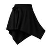 POENVFPO Yoga Outfit Skirt, Polyester Fiber One Piece Sports Tie Up Skirt Cover for Fitness Tennis Dance Gym (Black) view 1