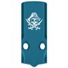NDZ Performance MOS Optic Cover Plate for Glock 43X & 48  Blue Anodized Aluminum, Calico Jack Jolly Roger  Made in USA view 1
