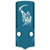 NDZ Performance MOS Optic Cover Plate for Glock 43X & 48  Blue Anodized Aluminum, Grim Reaper 5  Made in USA view 1