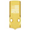 NDZ Performance MOS Optic Cover Plate for Glock 43X & 48  Gold Anodized Aluminum, US Flag Police  Made in USA view 1