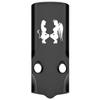NDZ Performance MOS Optic Cover Plate for Glock 43X & 48  Black Anodized Aluminum, Naughty and Nice Girls  Made in USA view 1