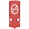 NDZ Performance MOS Optic Cover Plate for Glock 43X & 48  Red Anodized Aluminum, Cancel Woke  Made in USA view 1