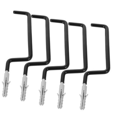 Angoily 6pcs Heavy Duty Skateboard Hanger Multi-Functional Wall Mount Storage Hook for Snowboards Bikes and More Space Saving Garage Organizer Metal Construction for Sturdy Support
