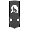 NDZ Performance MOS Optic Cover Plate for Glock 43X & 48  Black Anodized Aluminum, Wolf Moon  Made in USA view 1