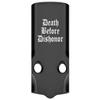 NDZ Performance MOS Optic Cover Plate for Glock 43X & 48  Black Anodized Aluminum, Death Before Dishonor  Made in USA view 1