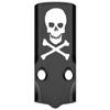 NDZ Performance MOS Optic Cover Plate for Glock 43X & 48  Black Anodized Aluminum, Skull Crossbones 3  Made in USA view 1