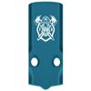 NDZ Performance MOS Optic Cover Plate for Glock 43X & 48  Blue Anodized Aluminum, Fire Department Axe Mask  Made in USA view 1