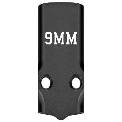 NDZ Performance MOS Optic Cover Plate for Glock 43X & 48  Black Anodized Aluminum, 9MM Caliber  Made in USA