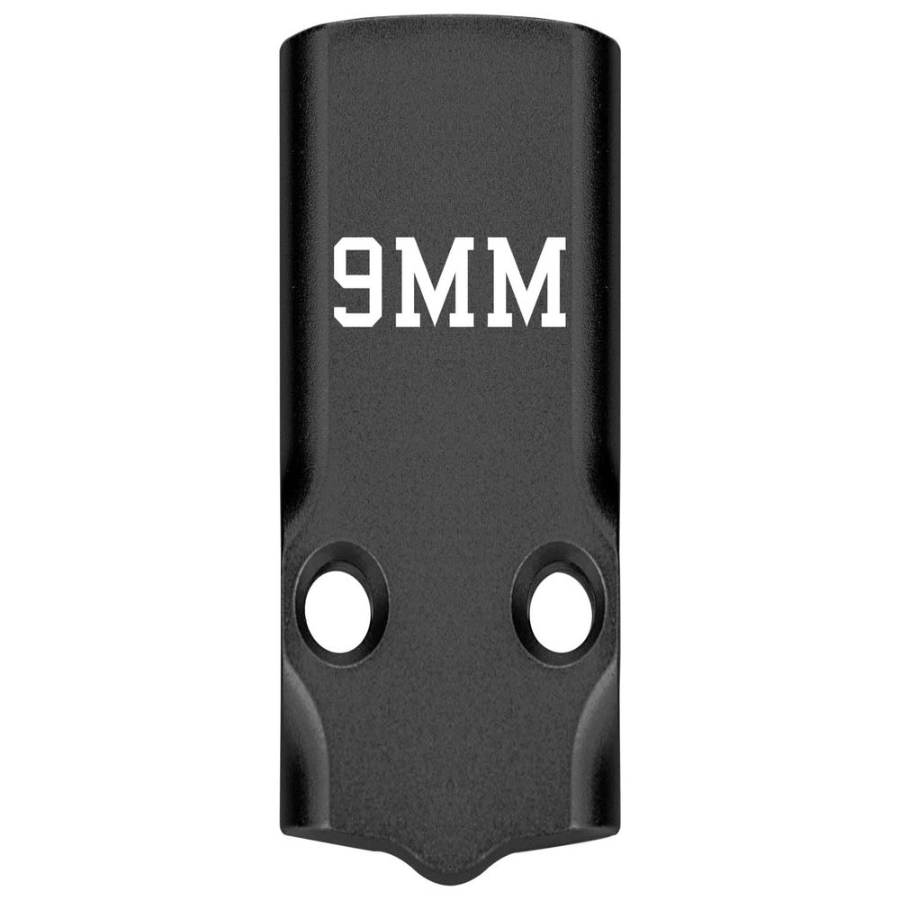 NDZ Performance MOS Optic Cover Plate for Glock 43X & 48  Black Anodized Aluminum, 9MM Caliber  Made in USA