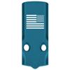 NDZ Performance MOS Optic Cover Plate for Glock 43X & 48  Blue Anodized Aluminum, US Battle Flag  Made in USA view 1