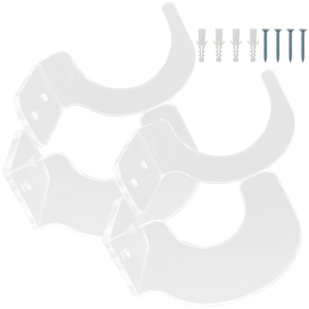 WHAMVOX 2pairs Baseball Bat Holder -mounted Bat Hangers for Display Stand for Storage and Decor