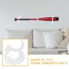WHAMVOX 2pairs Baseball Bat Holder -mounted Bat Hangers for Display Stand for Storage and Decor view 3