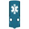 NDZ Performance MOS Optic Cover Plate for Glock 43X & 48  Blue Anodized Aluminum, EMS Star  Made in USA view 1
