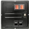 Williams/Bally Pinball Coin Door, OEM 2 Slot with Frame view 1