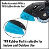 Xino Sports Inline Skates Replacement Brake - 1 Piece (Rubber Blue) - Will Fit Xino Sports 2 in 1 Combo Skates ONLY - NOT a Universal Brake view 4