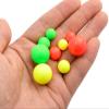 Cuoyuqie 50pcs Fishing Foam Floats Strike Indicators Walleye Pompano Bottom Rig 20mm (Green 50pcs) view 1