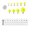 Cuoyuqie 50pcs Fishing Foam Floats Strike Indicators Walleye Pompano Bottom Rig 20mm (Green 50pcs) view 4