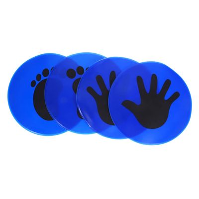 Parliky 2pairs Football Training Marker Discs of Floor Pads for Soccer Drills and Agility Training Lightweight and Easy to Store for Use