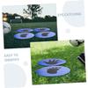 Parliky 2pairs Football Training Marker Discs of Floor Pads for Soccer Drills and Agility Training Lightweight and Easy to Store for Use view 2