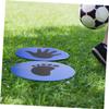 Parliky 2pairs Football Training Marker Discs of Floor Pads for Soccer Drills and Agility Training Lightweight and Easy to Store for Use view 4