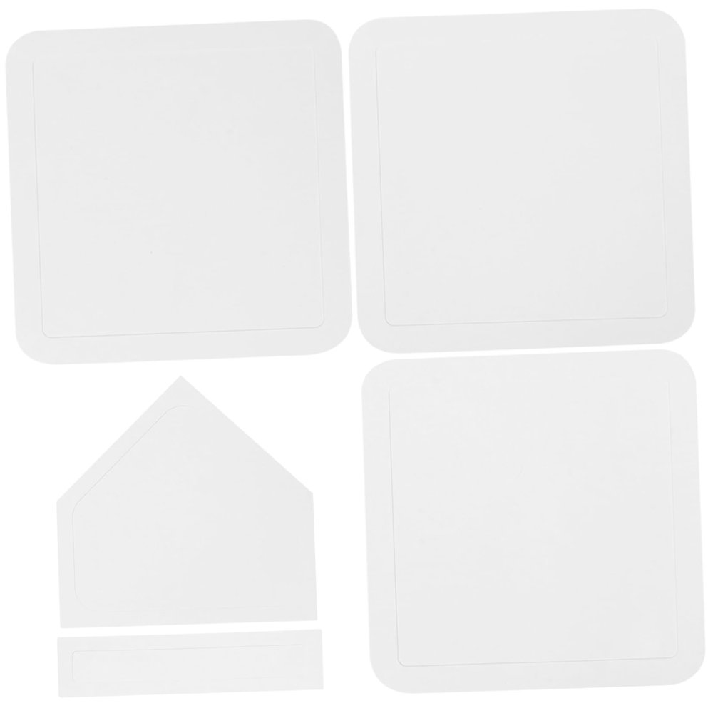 GANAZONO 5pcs Rubber Baseball Bases Throw Down Plate for Youth Training