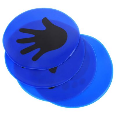 Milisten 2pairs Training Sign Discs Non- Floor Markers for Soccer Basketball Football Sports Training Lightweight for School and Events