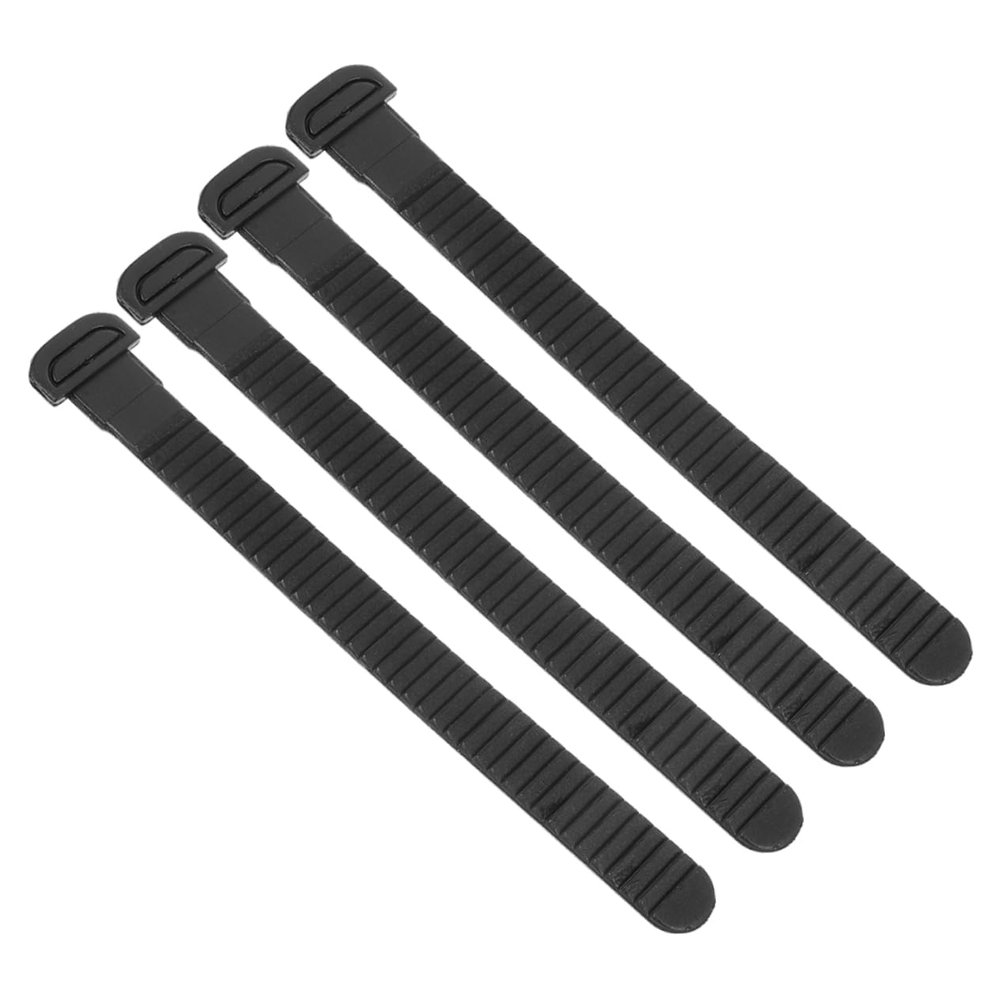 WHAMVOX 4pcs Speed Skating Shoe Buckle Replaceable Roller Skate Strap Easy Install Adjust for Ice Hockey Random Style